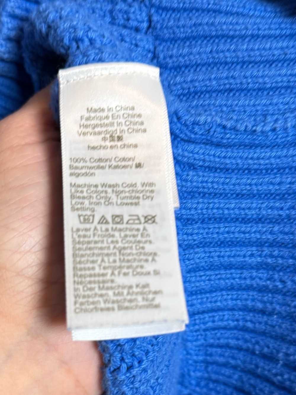 J. Crew Cotton cable-knit V-neck‎ pullover - Picture 4 of 7